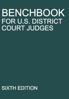 Front cover_Benchbook for U.S. District Court Judges