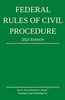 Couverture_Federal Rules of Civil Procedure; 2021 Edition