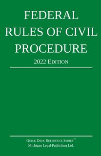 Couverture_Federal Rules of Civil Procedure; 2022 Edition