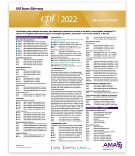 Front cover_Cpt Express Reference Coding Card 2022