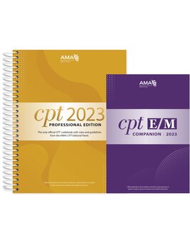 Front cover_CPT Professional 2023 and E/M Companion 2023 Bundle