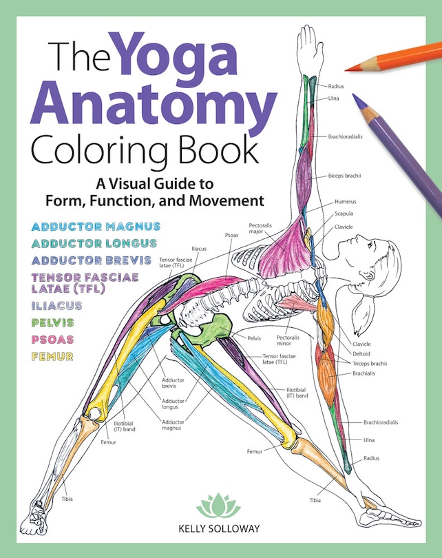 Front cover_Yoga Anatomy Coloring Book