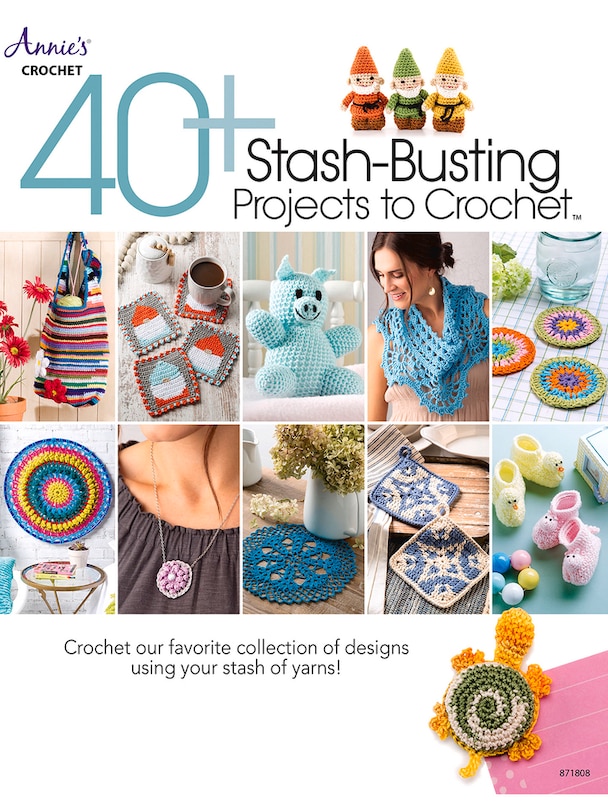 Front cover_40+ Stash-busting Projects To Crochet!