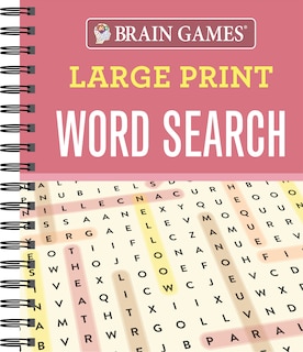 Front cover_Brain Games - Large Print Word Search