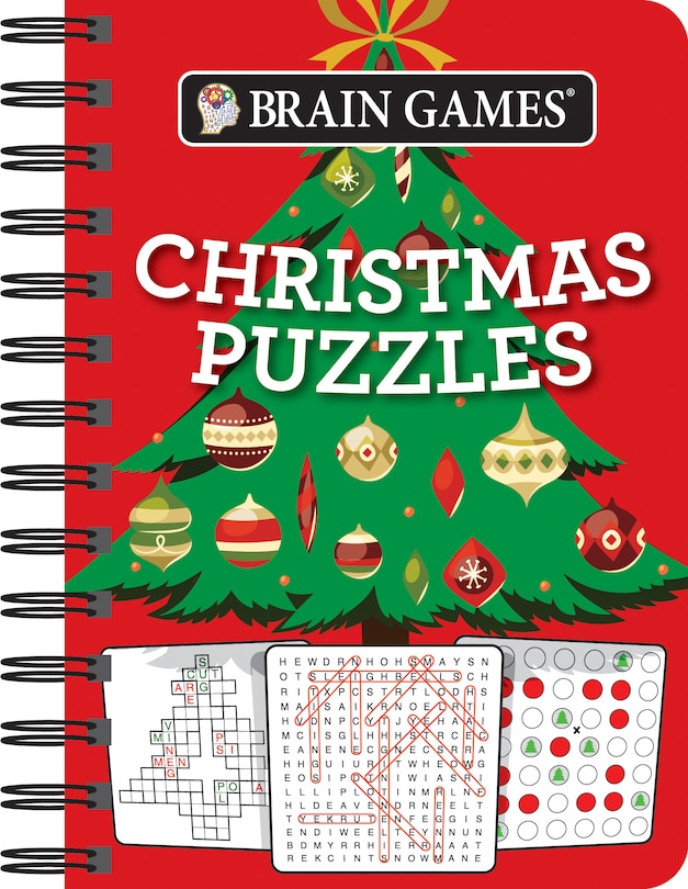 Front cover_Brain Games - To Go - Christmas Puzzles (Christmas Tree Cover)