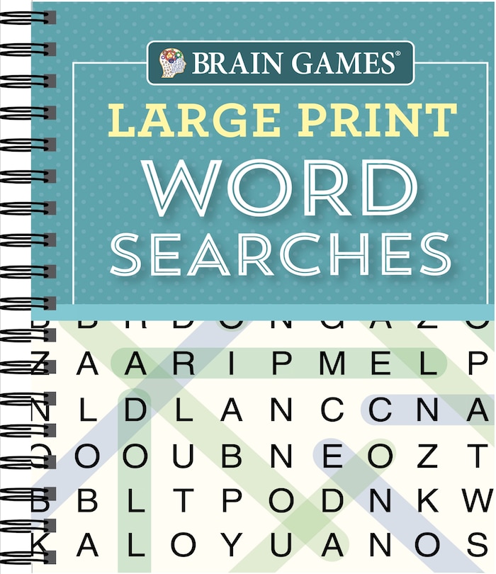 Couverture_Brain Games - Large Print Word Searches (Teal)
