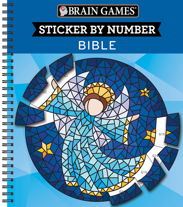 Couverture_Brain Games - Sticker by Number: Bible (28 Images to Sticker)