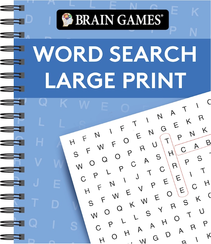 Couverture_Brain Games - Word Search Large Print (Blue)