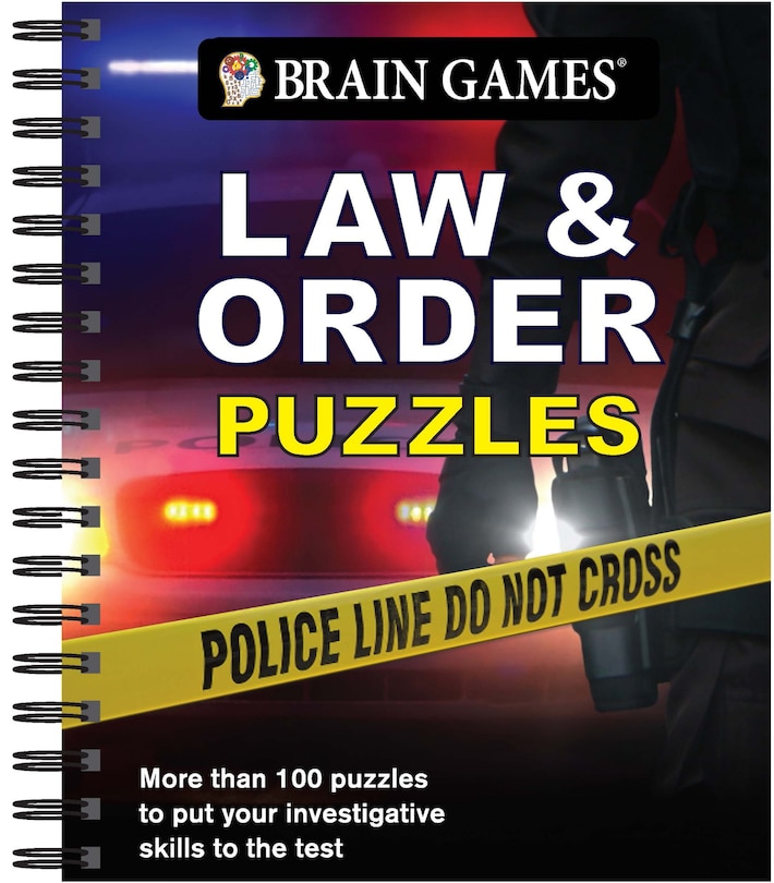 Front cover_Brain Games - Law & Order Puzzles