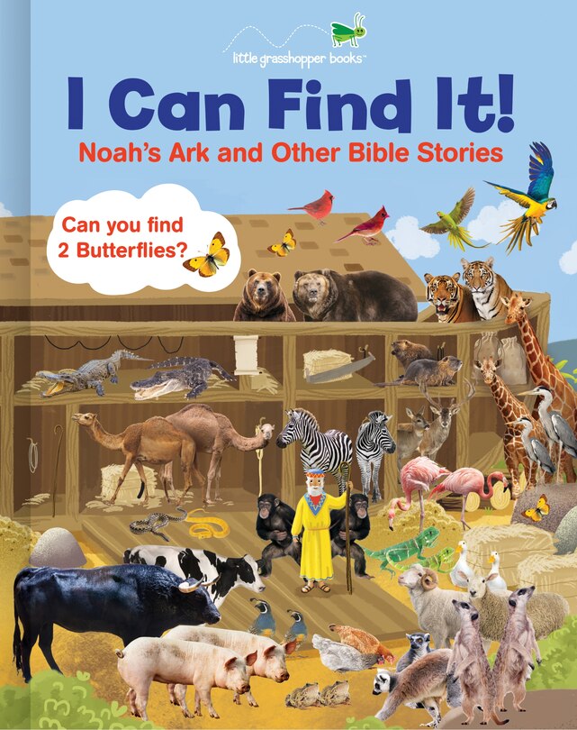 Front cover_I Can Find It! Noah's Ark and Other Bible Stories (Large Padded Board Book)