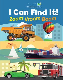 Front cover_I Can Find It! Zoom Vroom Boom (Large Padded Board Book)