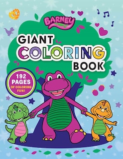 Front cover_Barney: Giant Coloring Book