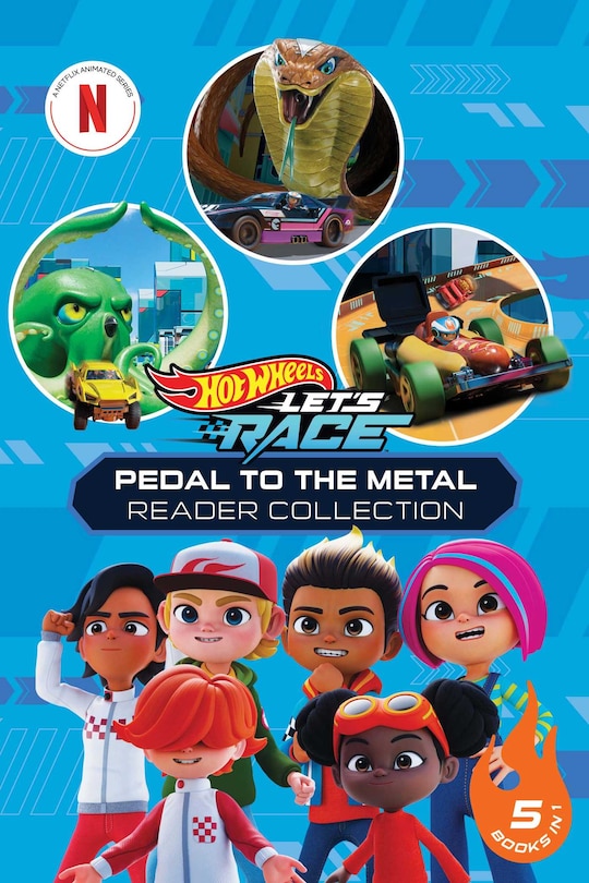 Front cover_Hot Wheels Let's Race: Pedal to the Metal Reader Collection