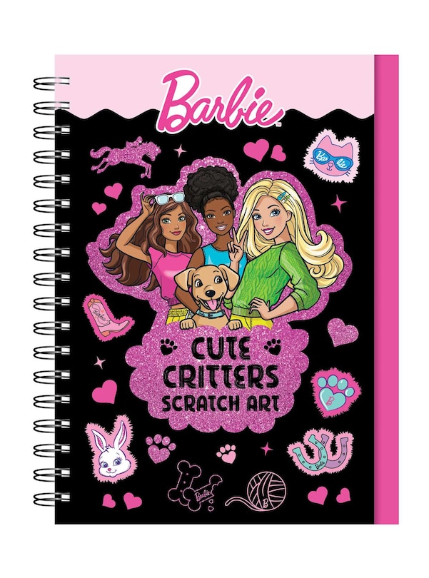 Front cover_Barbie: Cute Critters Scratch Art