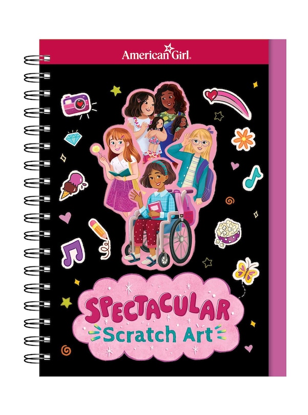 Front cover_American Girl: Spectacular Scratch Art