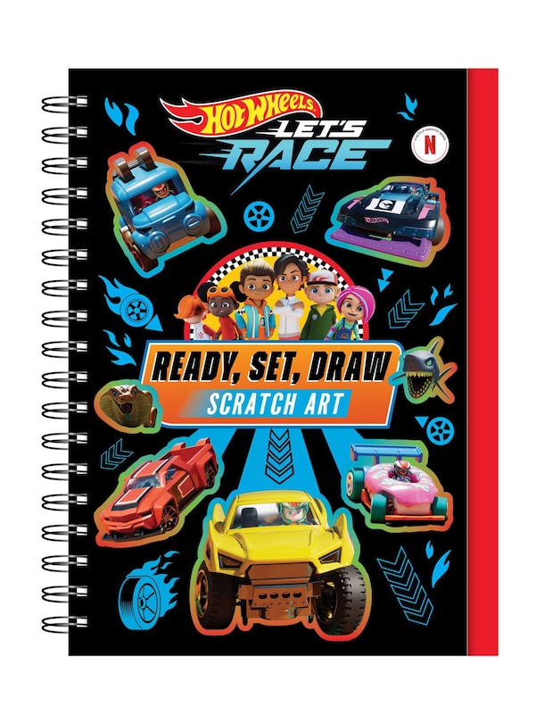Couverture_Hot Wheels Let's Race: Ready, Set, Draw - Scratch Art