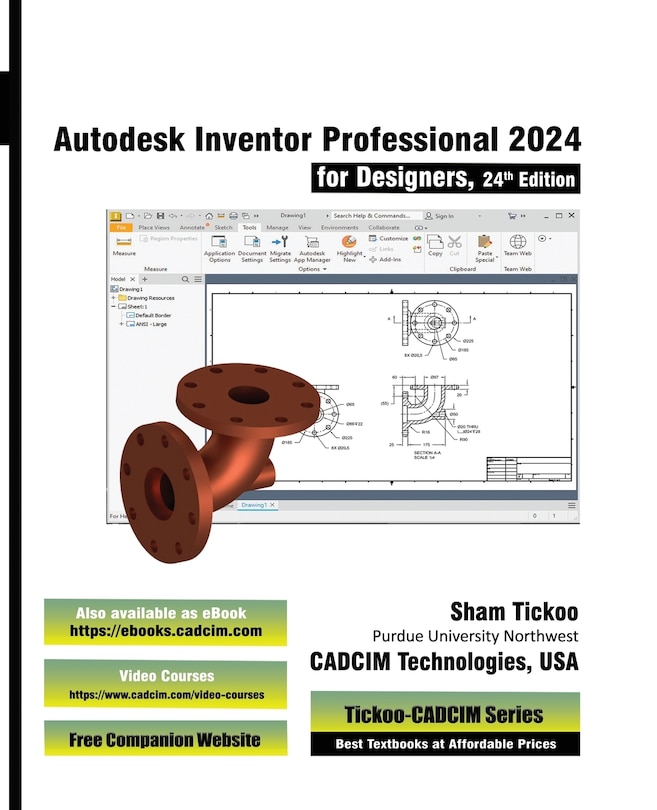 Front cover_Autodesk Inventor Professional 2024 for Designers, 24th Edition