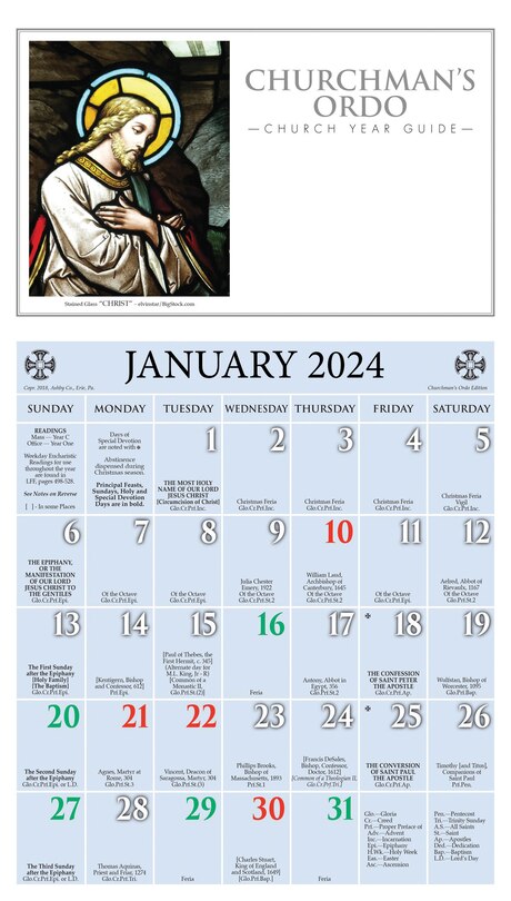 Couverture_2024 Churchman's Ordo Kalendar