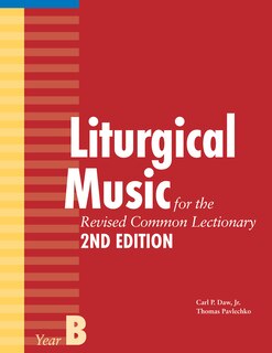 Couverture_Liturgical Music for the Revised Common Lectionary, Year B