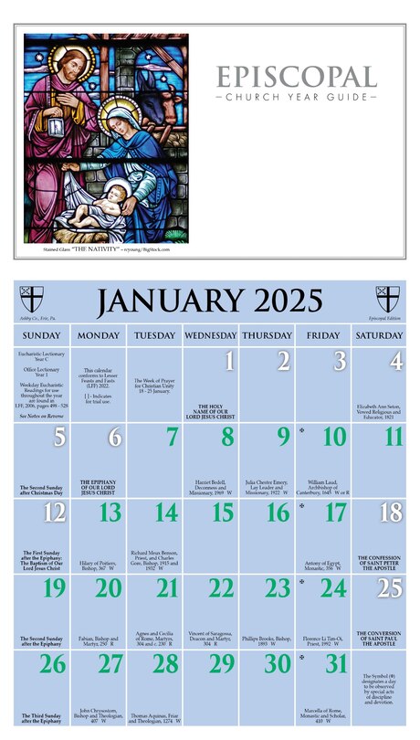 Couverture_2025 Episcopal Church Year Guide Kalendar