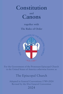 Front cover_Constitution and Canons