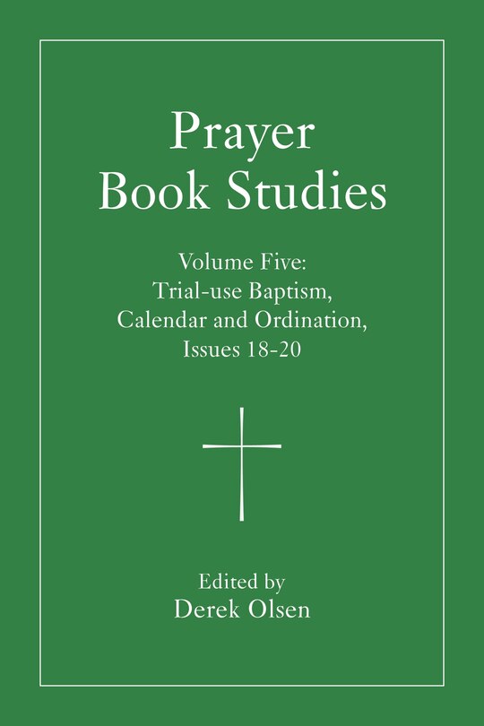 Couverture_Prayer Book Studies Volume Five