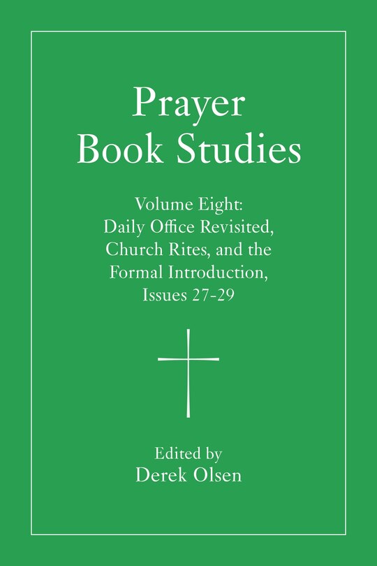 Couverture_Prayer Book Studies Volume Eight