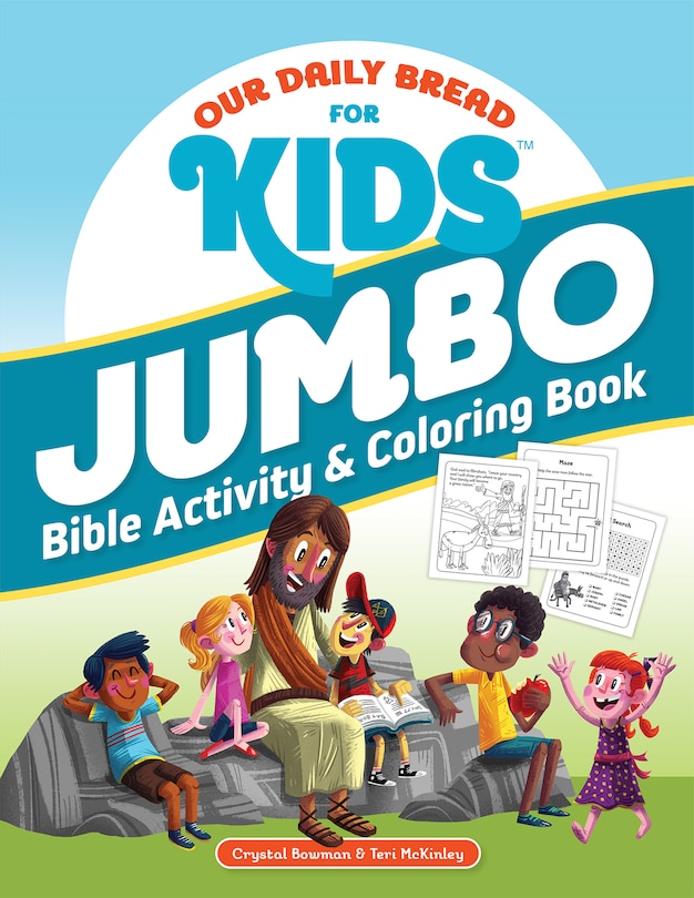 Front cover_Our Daily Bread for Kids Jumbo Bible Activity & Coloring Book