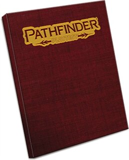 Front cover_Pathfinder Playtest Rulebook Deluxe Hardcover