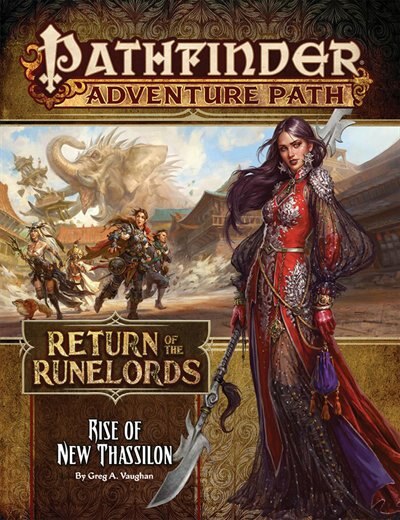 Front cover_Pathfinder Adventure Path: Rise Of New Thassilon (return Of The Runelords 6 Of 6)