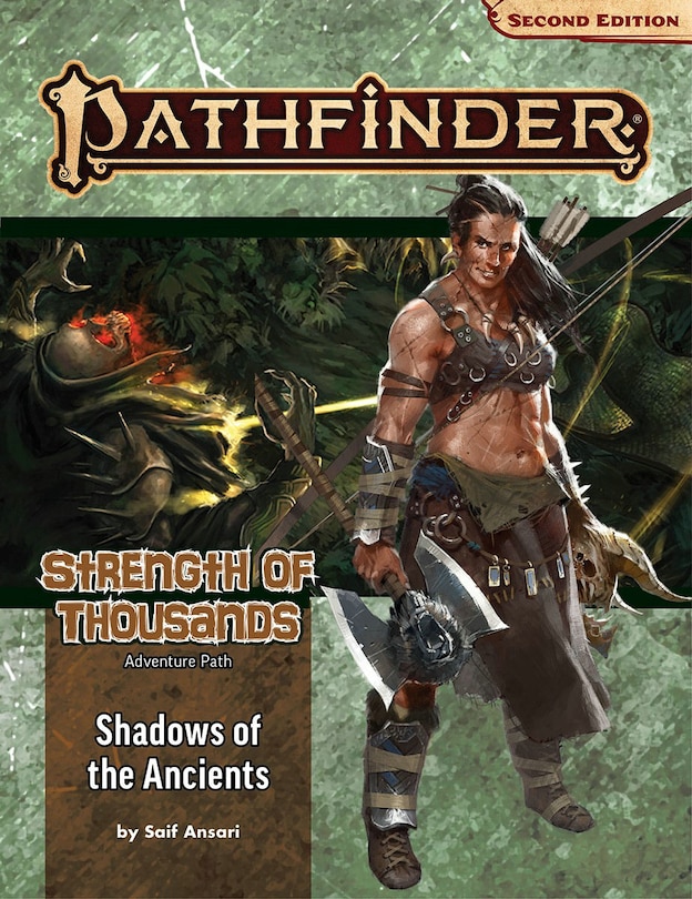 Front cover_Pathfinder Adventure Path: Shadows Of The Ancients (strength Of Thousands 6 Of 6) (p2)