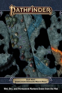 Front cover_Pathfinder Flip-Mat: Darklands Dangers Multi-Pack