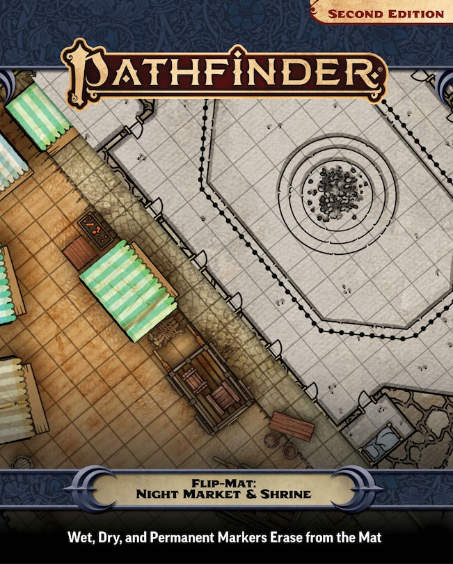 Couverture_Pathfinder Flip-Mat: Night Market & Shrine (P2)