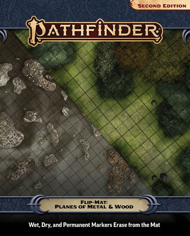 Front cover_Pathfinder Flip-Mat: Planes of Metal and Wood