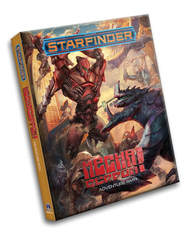 Front cover_Starfinder RPG: Mechageddon! Adventure Path