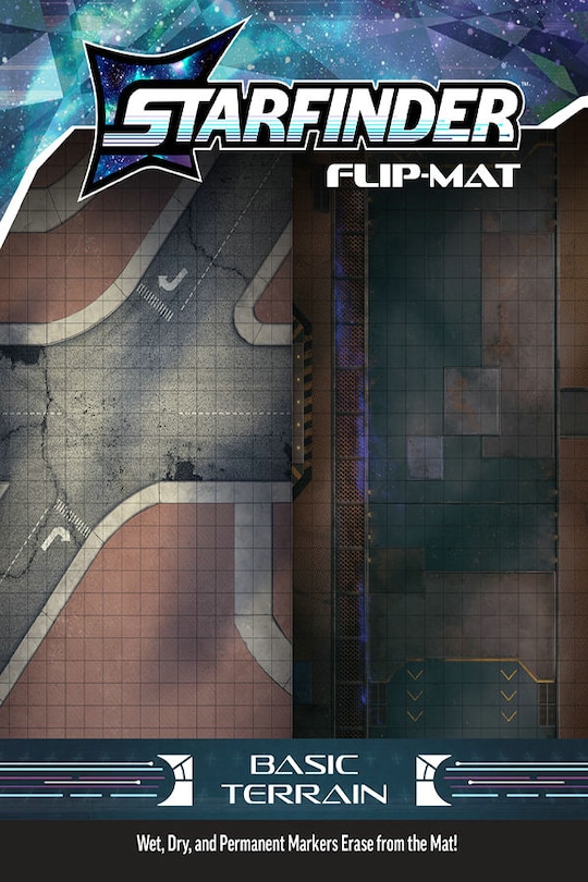 Front cover_Starfinder Flip-Mat: Basic Terrain
