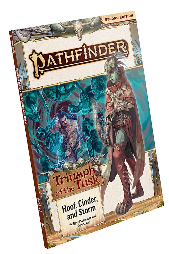 Couverture_Pathfinder Adventure Path: Hoof, Cinder, and Storm (Triumph of the Tusk 2 of 3) (P2)