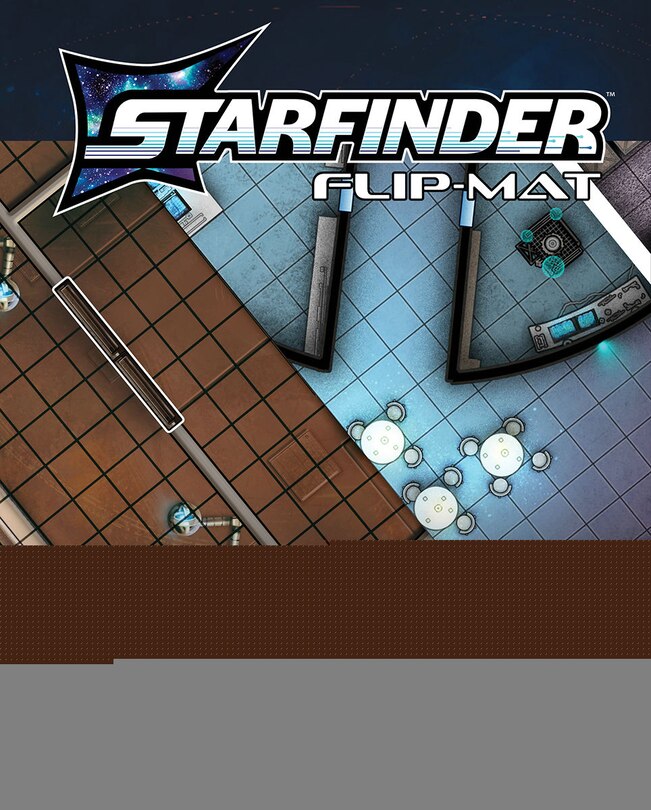 Front cover_Starfinder Flip-Mat: Space Station