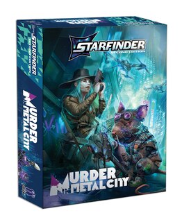 Front cover_Starfinder Murder in Metal City Deluxe Adventure (S2)
