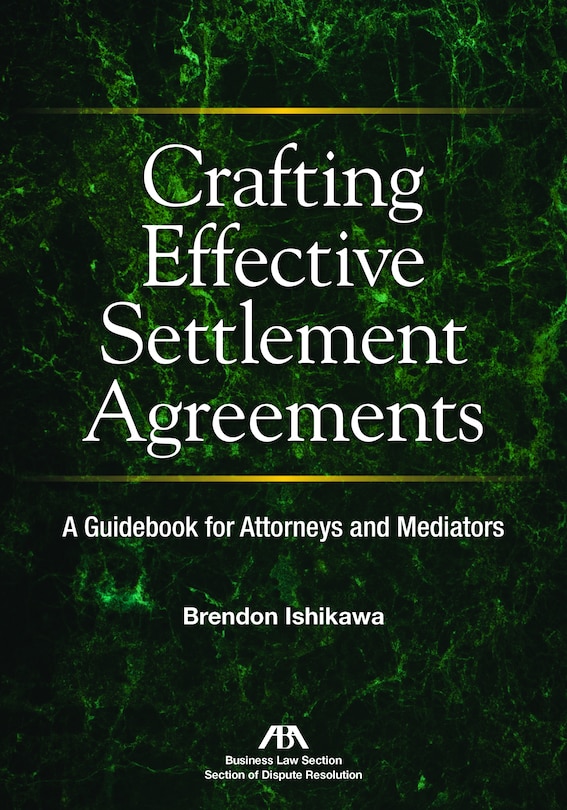 Couverture_Crafting Effective Settlement Agreements