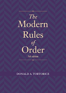 Front cover_The Modern Rules of Order, Fifth Edition