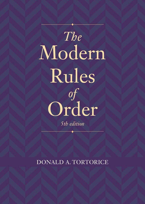 Front cover_The Modern Rules of Order, Fifth Edition