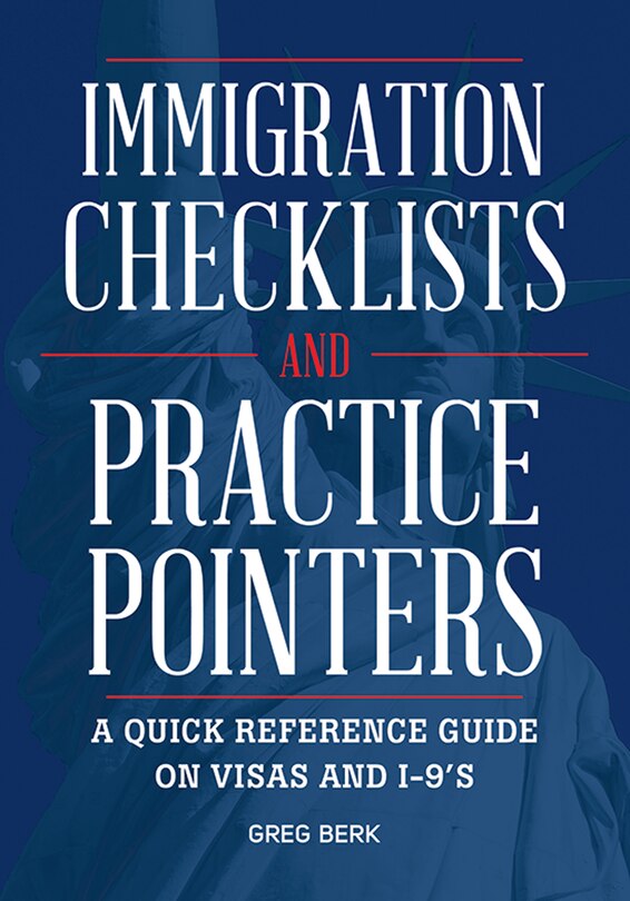 Front cover_Immigration Checklists and Practice Pointers
