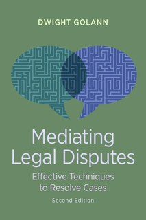 Front cover_Mediating Legal Disputes