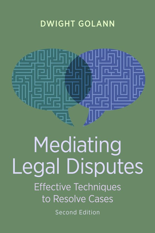 Front cover_Mediating Legal Disputes