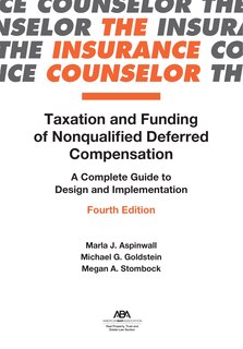 Front cover_Taxation and Funding of Nonqualified Deferred Compensation
