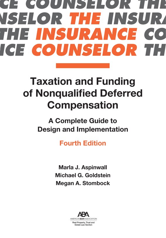 Front cover_Taxation and Funding of Nonqualified Deferred Compensation