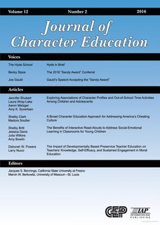 Front cover_Journal of Character Education Vol 12 Issue 2