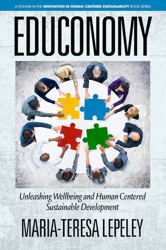 Front cover_EDUCONOMY. Unleashing Wellbeing and Human Centered Sustainable Development