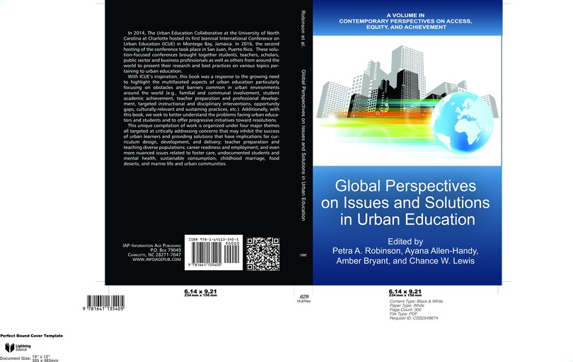 Couverture_Global Perspectives on Issues and Solutions in Urban Education